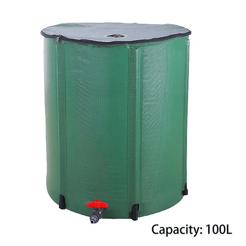 100-250L, Tanque de almacenamiento de recuperación de agua de lluvia, Cubo de agua de riego de jardín, barril de lluvia plegable, contenedor de recolección de agua de lluvia, depósito de agua 100 litr