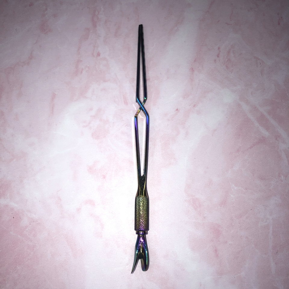 PINZA CURVA C Y REPUJADOR TORNASOL 2