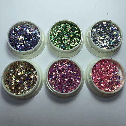 Set 6 MaxiGlitter 