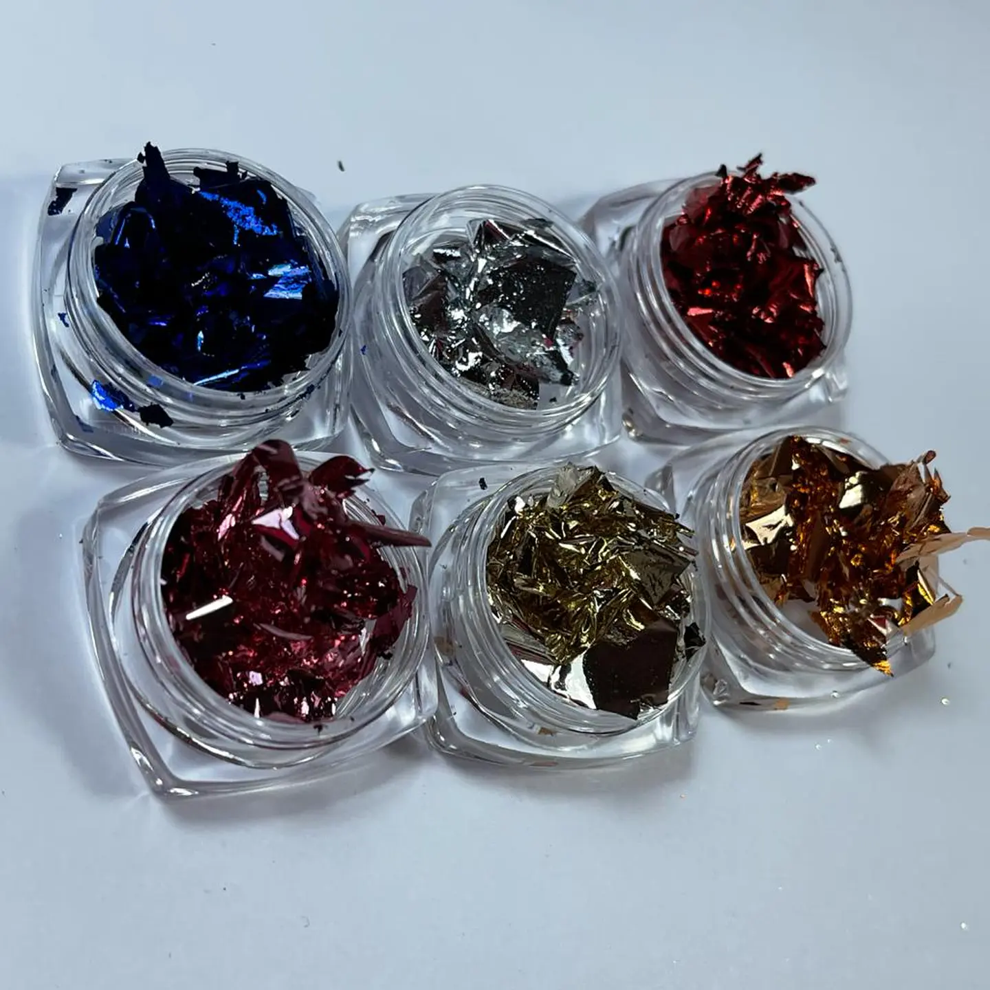 SET HOJA DE ORO EN COLORES 6u 3