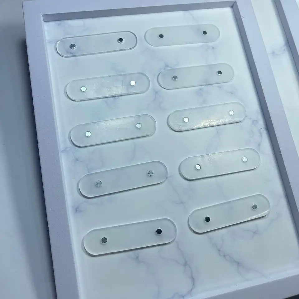 Libro magnetico + 10 laminas de acrilico 2