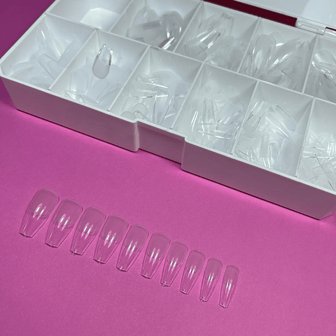 COFFIN MEDIUM- BELUCCI TIPS- TIPS SOFT GEL