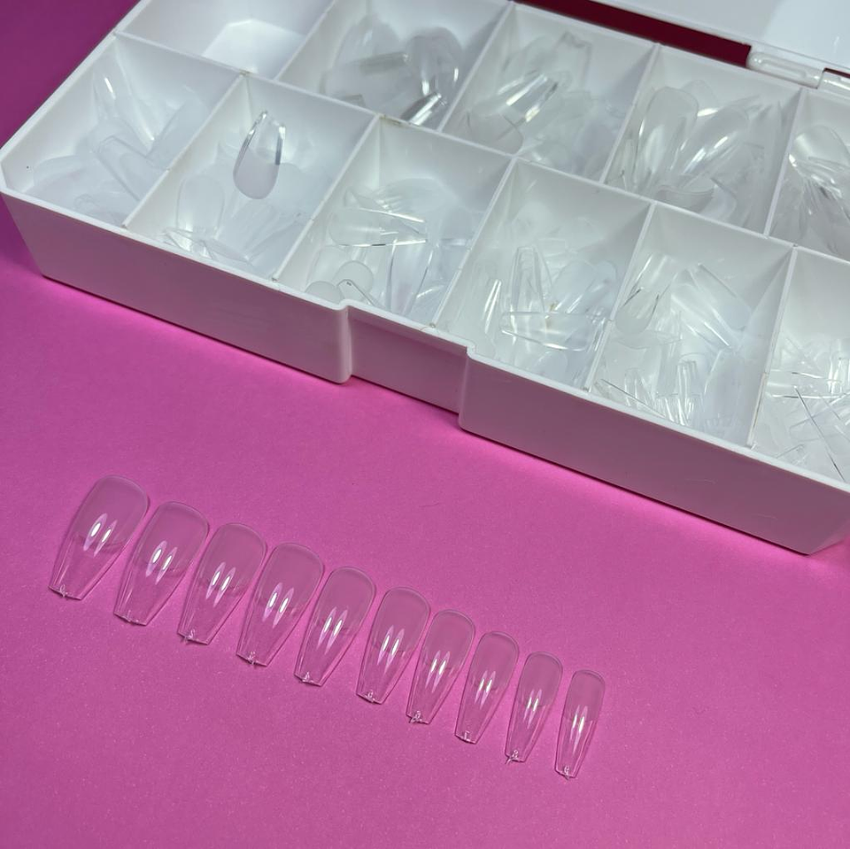 COFFIN MEDIUM- BELUCCI TIPS- TIPS SOFT GEL 1