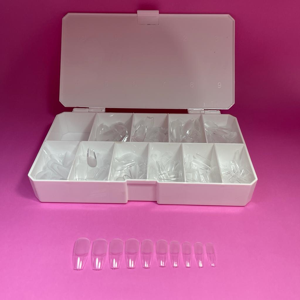 COFFIN MEDIUM- BELUCCI TIPS- TIPS SOFT GEL 3