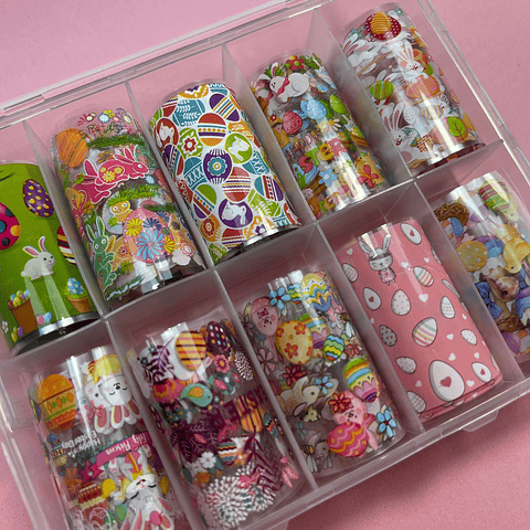 Foil 10 rollitos PASCUAS