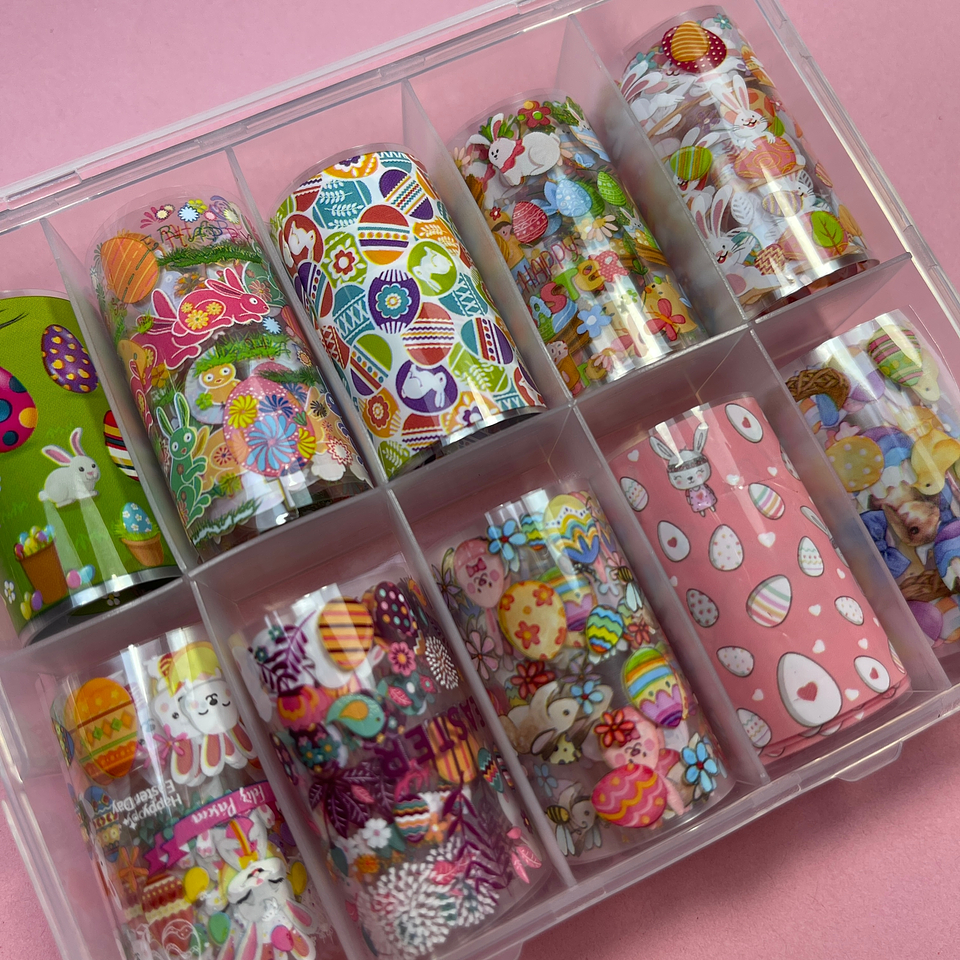 Foil 10 rollitos PASCUAS 1