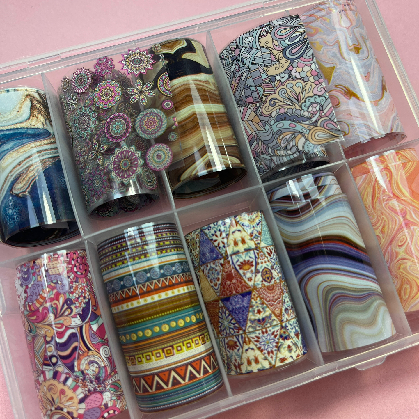 Foil 10 rollitos MARMOL 04 1