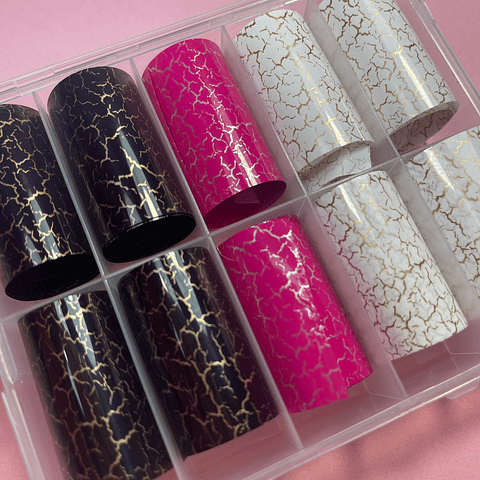 Foil 10 rollitos MARMOL 02