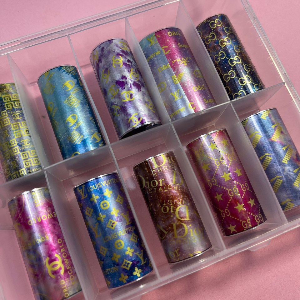 Foil 10 rollitos MARCAS DE LUJO 01 1