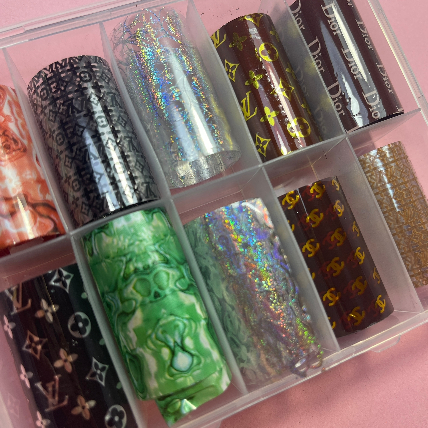 Foil 10 rollitos MARCAS DE LUJO 02 1