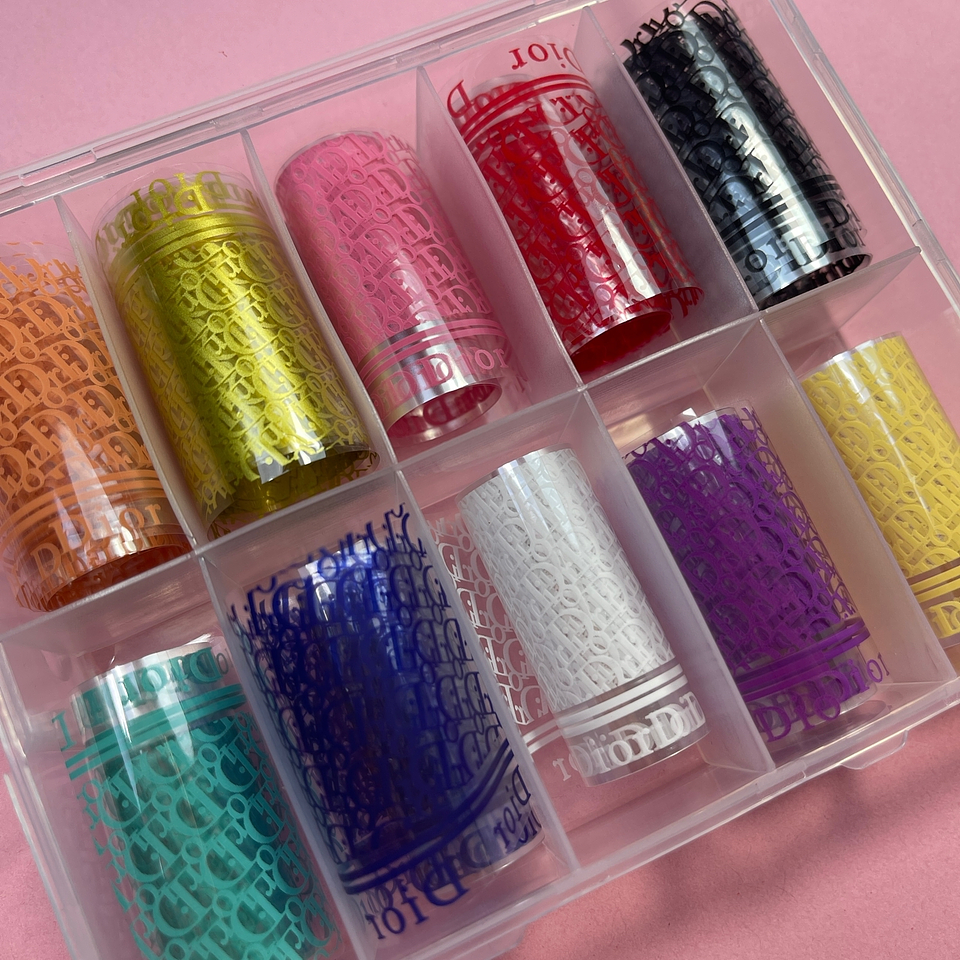 Foil 10 rollitos MARCAS DE LUJO 03 1