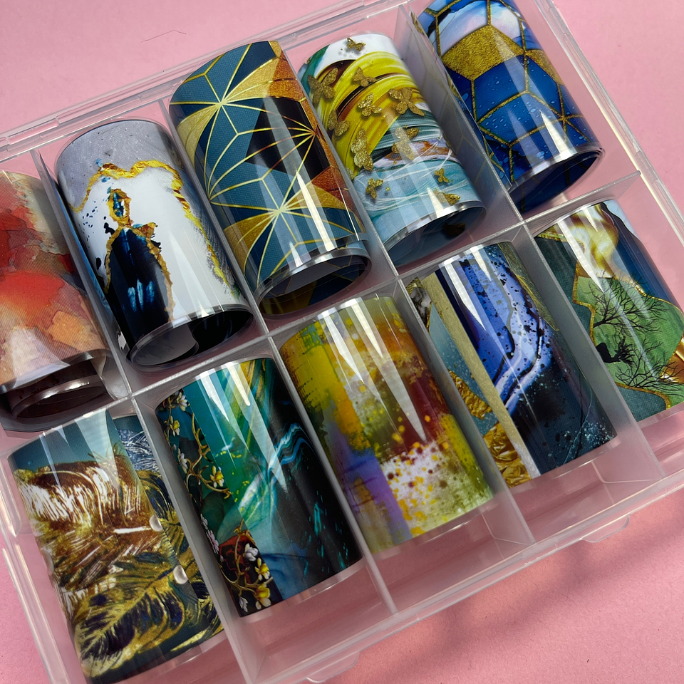 Foil 10 rollitos MARMOL 05 1