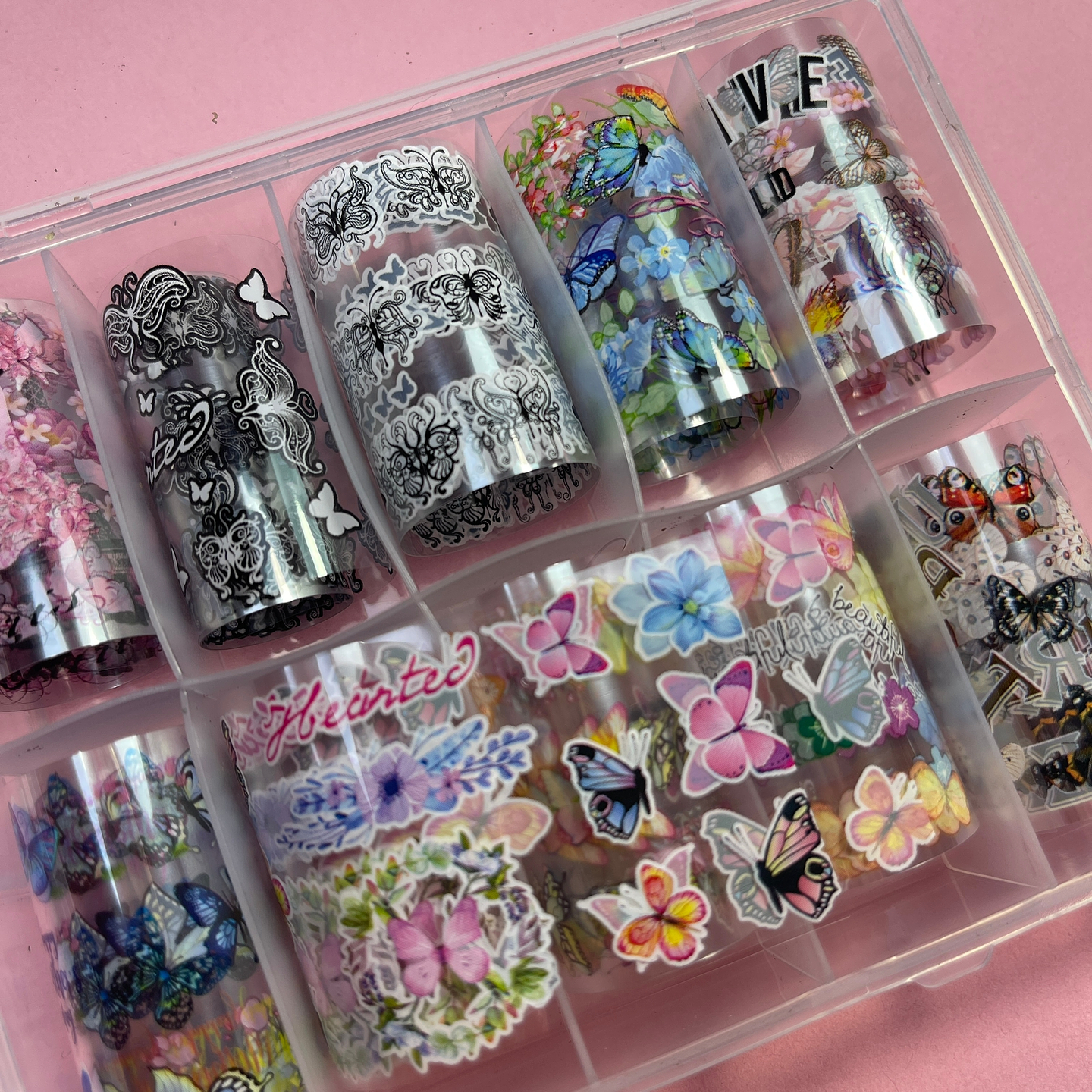 Foil 10 rollitos MARIPOSAS 01 1