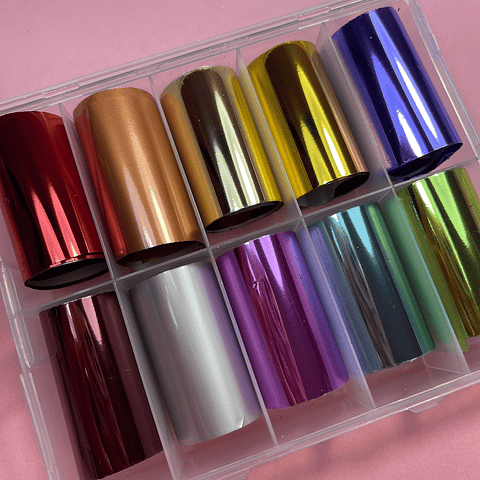 Foil 10 rollitos LISO 03