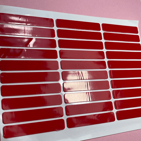 CINTA DOBLE FAZ EN LAMINAS MUESTRARIOS