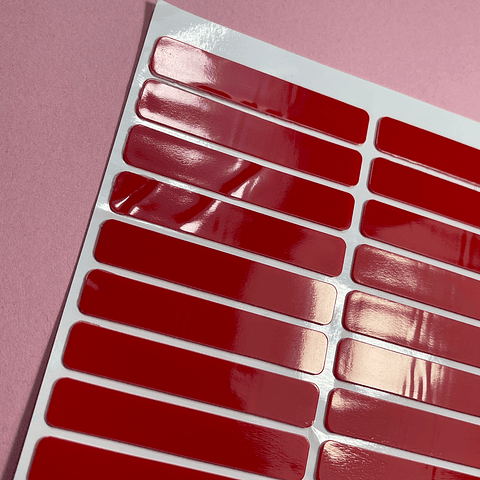 CINTA DOBLE FAZ EN LAMINAS MUESTRARIOS