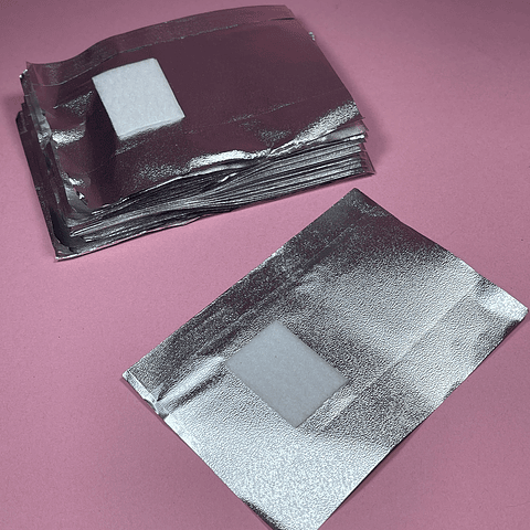 100 WRAPS PAPEL ALUMINIO
