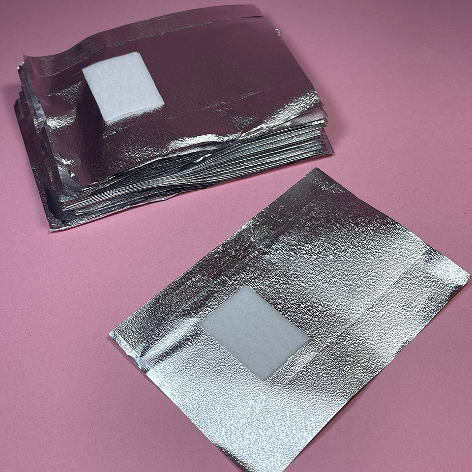 100 WRAPS PAPEL ALUMINIO 1