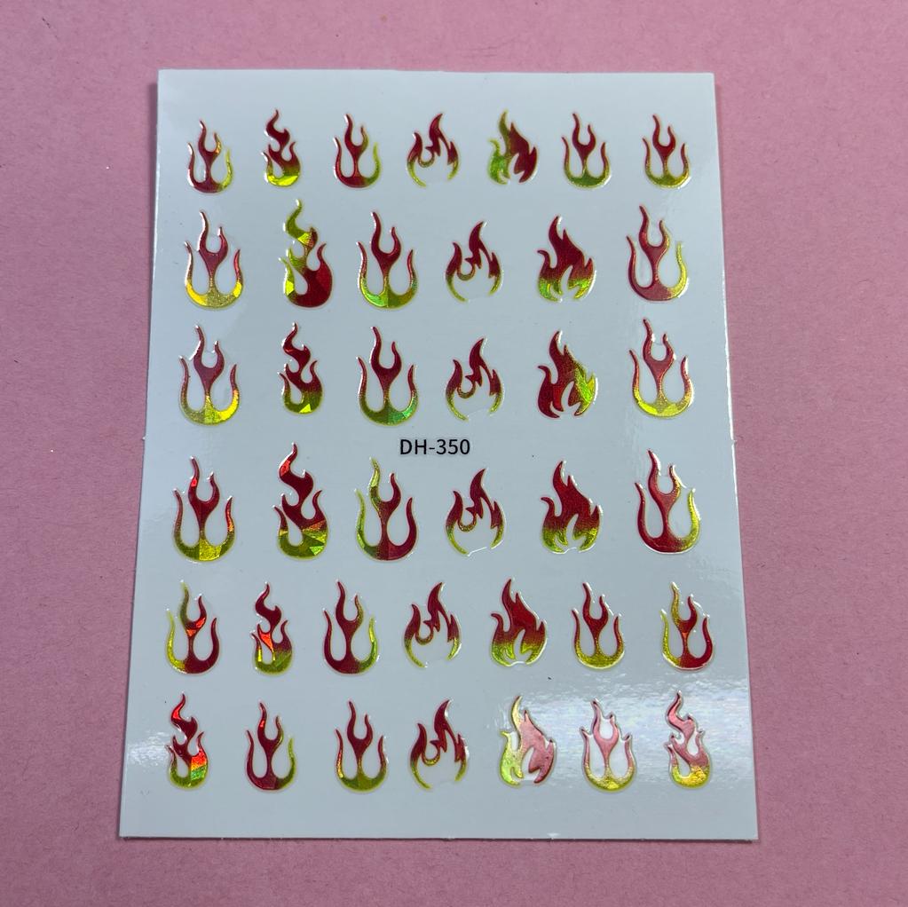 STICKER FUEGO 10