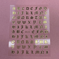 STICKERS LETRAS - Miniatura 2