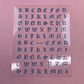 STICKERS LETRAS - Miniatura 5