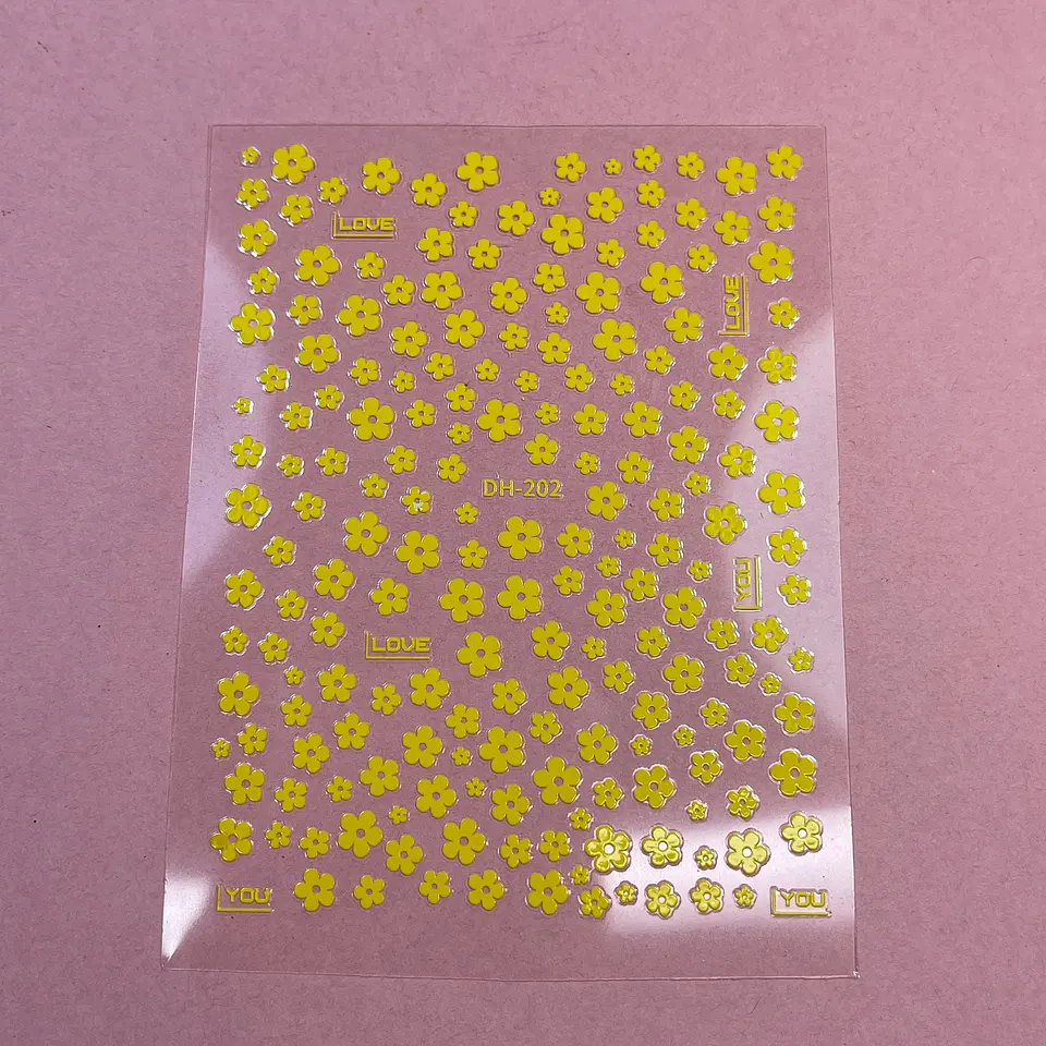 STICKER FLORES PEQUEÑAS 1