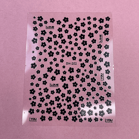 STICKER FLORES PEQUEÑAS
