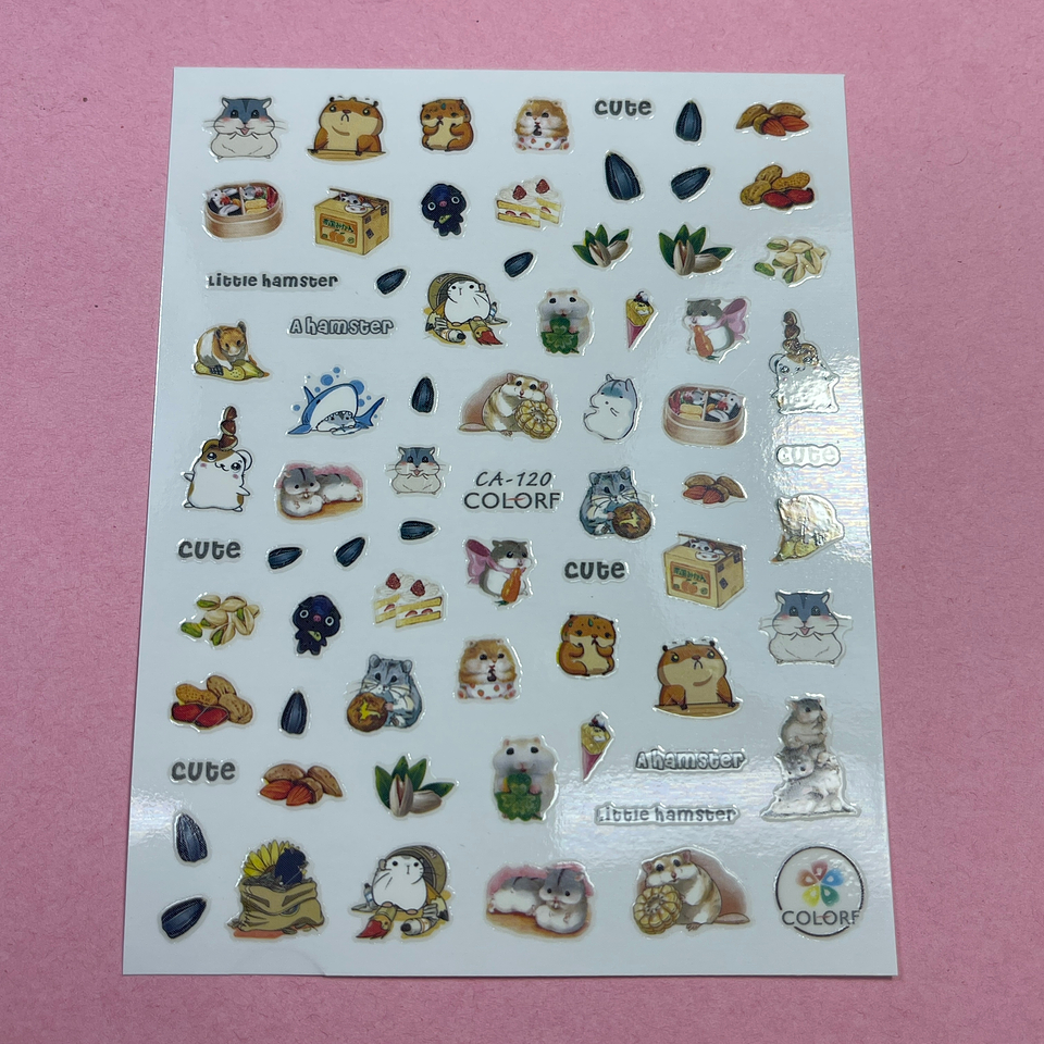 STICKERS HAMSTER 1