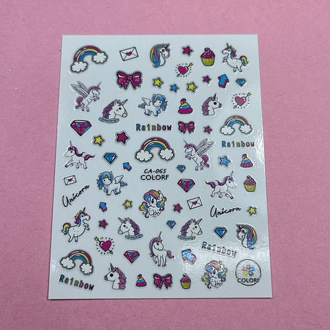 STICKERS UNICORNIO 2