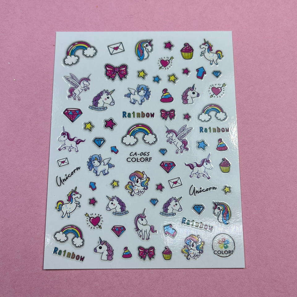 STICKERS UNICORNIO 2 1