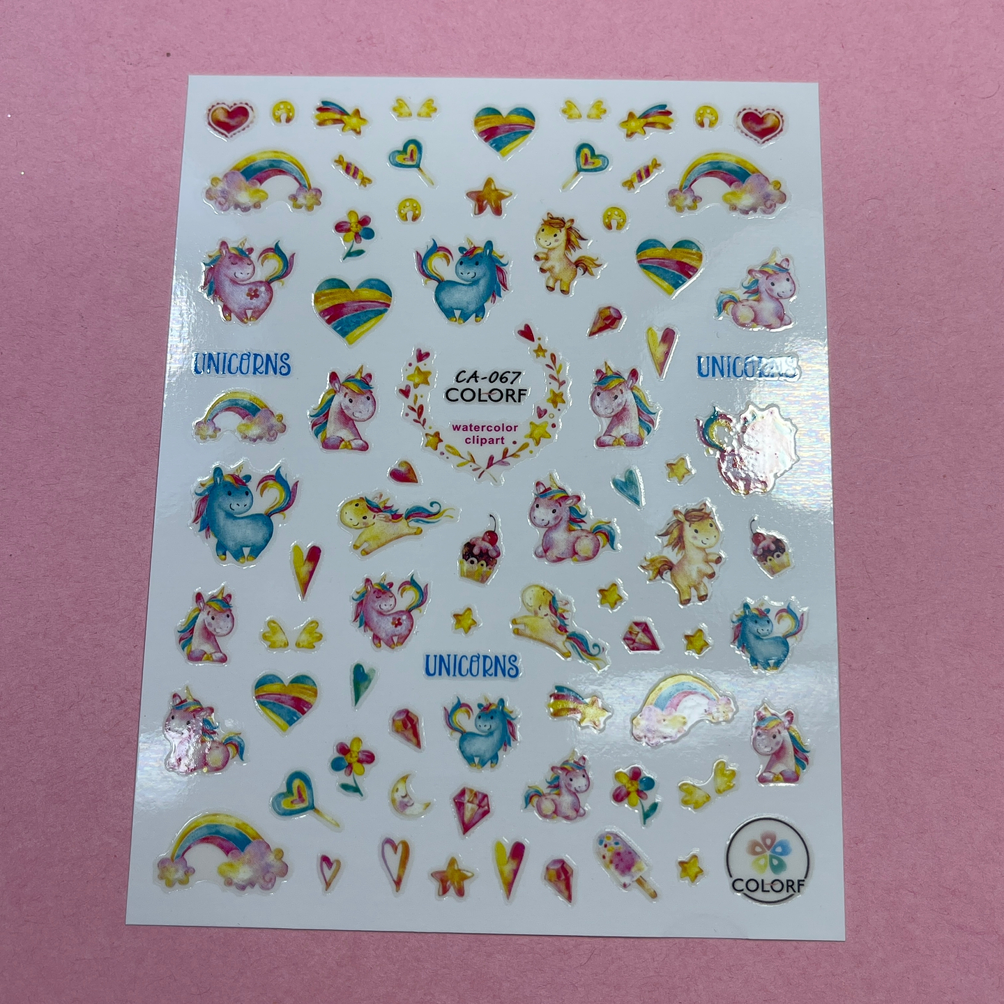 STICKERS UNICORNIO 1 1