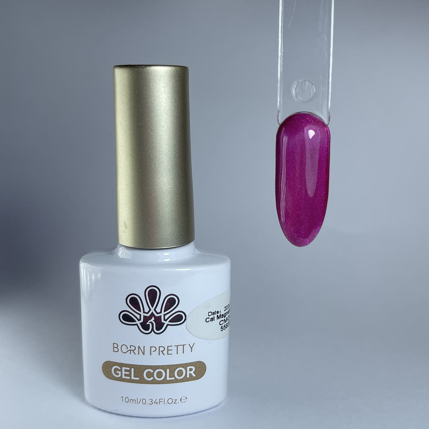 ESMALTE PERMANENTE OJO DE GATO - CAT EYES 01 BORN PRETTY 3