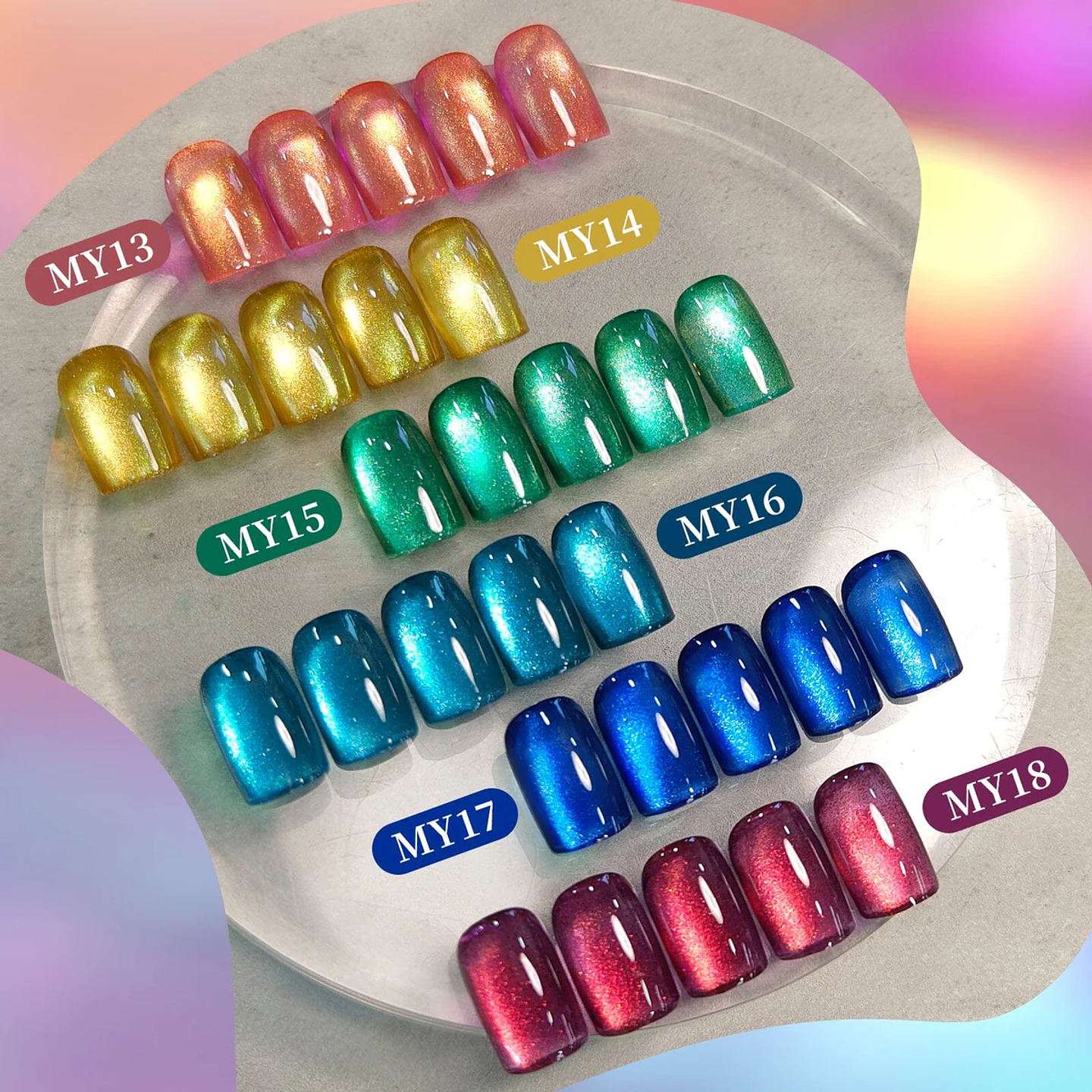 ESMALTE PERMANENTE OJO DE GATO - FANTASY ISLAND 01 BORN PRETTY 6