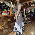 Maxi vestido Sevilla  gris