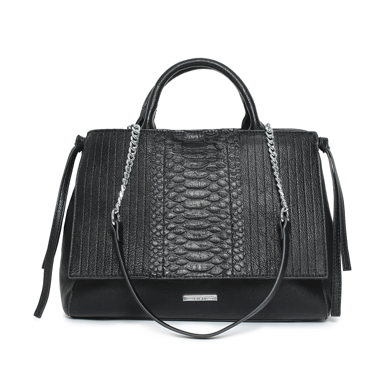 Cartera Lilas negro texturas