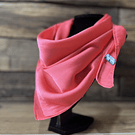 Pañuelo seda 70*70 cms coral