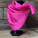 Pañuelo seda 70*70 cms fucsia