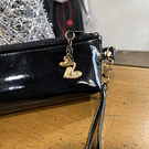 Estuche cartera ecocuero con asa desmontable