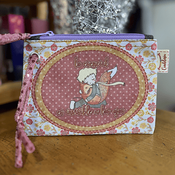 Monedero XL sublimado El Principito variedad de colores
