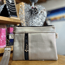 Estuche Scarlett ecocuero plano 2 cierres y asa variedad de colores