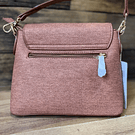 Cartera Lilas camel asas desmontables 