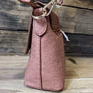 Cartera Lilas camel asas desmontables 