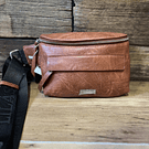 Riñonera Lilas camel 2 cierres