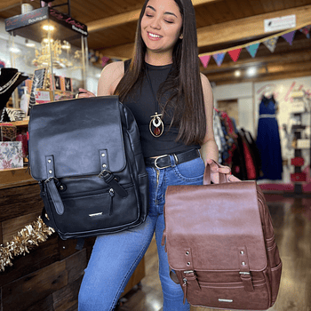 Mochila Lilas unisex camel