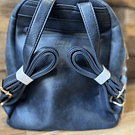 Mochila Lilas verde 3 cierres 