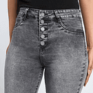Jeans Paradise 2089 botones gris 