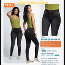 Jeans Paradise 2043 High Waist grafito