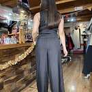 Conjunto pantalon + gillet negro