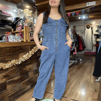 Enterito mezclilla denim oscuro