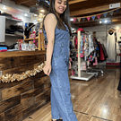 Enterito mezclilla denim oscuro